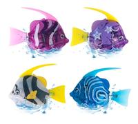 Mineup Robo Fish, Pesce Robot Bagno, Robo Fish for Cat Giocattolo, Robot Fish con Luce, Pesce Giocattolo Bambino Elettronica, Pesce Elettrico con Luci per Bambini e Animali