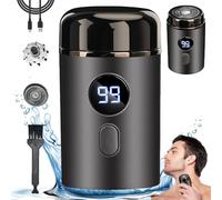 Mineup Sopami Mini Shaver, 2 en 1 Sopami Mini Electric Shaver, Rasoio Portatile da Uomo Impermeabile, Pocket Shave per uso bagnato e asciutto, Ricarica USB Sopami Razor per casa e viaggiare