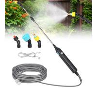 Mineup Spruzzatore Elettrico, 3.7 V Spruzzatore elettrico per piante da giardino, Nebulizzatore A Batteria USB per Casa, Spruzzatore a Pressione Elettrico con 3 Beccuccio Regolabile e 3M Tubo