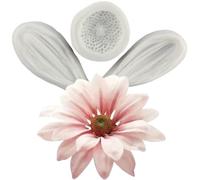 MINFEIDMS Gumpaste - Stampo in silicone a forma di fiore di margherita, venature per fondente, margherita, petali, stame, per decorare torte di zucchero, cupcake, caramelle, cioccolato, pasta di