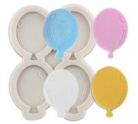 MINFEIDMS Stampi in silicone a forma di palloncino, per cioccolatini e mongolfiere, per decorare torte di zucchero, cupcake, pasta di gomma, caramelle e argilla polimerica