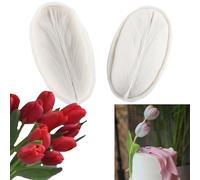 MINFEIDMS Stampo in silicone a forma di tulipano, petali, venature di tulipani, decorazioni per torte, zucchero, cupcake, cioccolato, caramelle, argilla polimerica, pasta di gomma