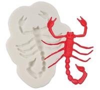 MINFEIDMS Stampo in silicone per insetto fondente scorpione per torta decorazione cupcake topper zucchero artigianato cioccolato kandis gomma pasta polimerica argilla