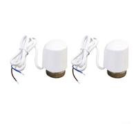 Minflora AC230V 2pcs Attuatore termico M30x1 5mm per riscaldamento a pavimento valvola radiatore per un controllo efficiente del riscaldamento e distribuzione automatica dell'acqua (filo di alluminio)