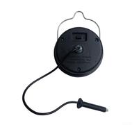 Minflora Accessorio per lampada a sospensione solare, 2 V, 100 MA, copertura superiore di ricambio, struttura in ABS impermeabile, per compleanni, vacanze, eventi all'aperto, progetti fai da te, nero
