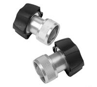 Minflora Accoppiatori elettrici in lega di alluminio per idropulitrice 2 PZ Set Con Costruito In Filterressure Rondella Connettore Tubo Flessibile Giardino Adattatore Collegare Raccordi Accessori