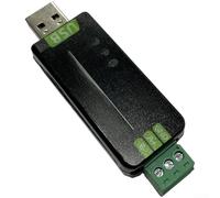 Minflora Adattatore convertitore industriale da USB a RS485 RS232 con chip CH343G, protezione da sovratensioni, sicurezza ESD, indicatori LED, interfaccia commutabile per Windows per macOS per sistemi