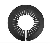 Minflora Copertura antincendio per tubi di riscaldamento, 5 pezzi, con rosetta decorativa per nascondere tubi da parete, fornisce un aspetto lucido per interni per sistemi di riscaldamento (140-168 mm