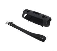 Minflora Custodia protettiva in silicone blu per altoparlante wireless JBL Charge 6 - Borsa a tracolla antipolvere, nero, blu, black, Custodia protettiva con tracolla