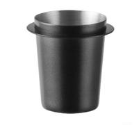 Minflora Distributore di caffè con struttura in acciaio inossidabile, scala di misurazione integrata del fondo del caffè e doppia maniglia per un'installazione senza problemi (51 mm nero)