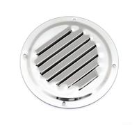 Minflora Griglia di ventilazione rotonda in acciaio inox con feritoia e manopola laterale per una migliore circolazione dell'aria dei vasi (12,7 cm)