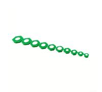 Minflora Kit di 21 inserti magnetici per bussole, SAE e metriche, misure 5/16-7/8" e 8-19 mm, adattatori a bussola esagonale per uso in officina (verde)