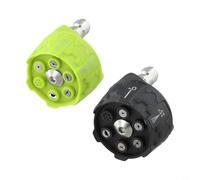Minflora Kit di ugelli rotanti regolabili 6 in 1 per idropulitrici ad alta pressione - Set di punte spray multifunzione per lavaggio auto e applicazioni di pulizia