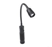 Minflora Lampada da lavoro telescopica a LED per barbecue, regolabile a 360°, base magnetica con controllo della messa a fuoco, per cucinare all'aperto (A2408)
