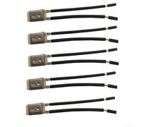 Minflora Set di 5 interruttori di protezione termica per l'uso in coperte elettriche e cuscinetti riscaldanti con tempo di risposta rapido, adatto per l'uso in lampade fluorescenti, coperte elettriche