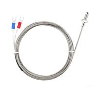 Minflora Termocoppia KType con sonda in acciaio inossidabile per un rilevamento affidabile della temperatura e una facile installazione tramite sistemi di riscaldamento a vite M6 (5 m)