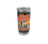Mingan Arcipelago Quebec Vintage Isole Canadesi Viaggi Bicchiere termico in acciaio inox doppia parete