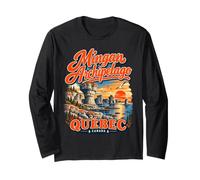 Mingan Arcipelago Quebec Vintage Isole Canadesi Viaggi Maglia a Manica