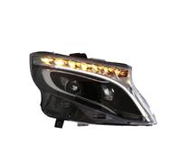 Mingbereit Fari Anteriori Per Benz Vito 2016-2022 W447 Gruppo ottico anteriore a LED Aggiornamento Configurazione elevata Accessori per lampade dinamiche Luci anteriori per auto Fari Paralume