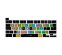 MiNGFi Copritastiera Silicone Photoshop Scorciatoie per MacBook Pro 13" M1/M2 A2338 (2020-2023), A2289 (2020), A2251 (2020-2021), Pro 16" A2141 (2019-2021) EU/ISO