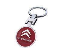 MINGFU Auto Portachiavi per Citroen C3-XR I 2019-, Portachiavi da Auto Portachiavi Chiavi Auto Key Chain KeyRings Accessori per Auto,Red