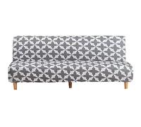 Mingfuxin Copridivano letto senza braccioli, in spandex, elasticizzato, antiscivolo, elastico, pieghevole, adatto per divano letto pieghevole a 2-3 posti senza braccioli (stampato # 4306)