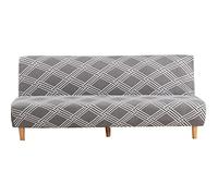 Mingfuxin - Copridivano senza braccioli, in elastan, elasticizzato, antiscivolo, pieghevole, adatto per divano letto pieghevole da 2-3 posti senza braccioli, codice motivo stampato # 4239