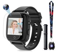 Mingfuxin Smartwatch 4G per bambini, impermeabile Smartwatch per bambini, con localizzatore GPS, videochiamate WiFi, SOS, pedometro, fotocamera, modalità scuola e geocercato per ragazzi e ragazze dai