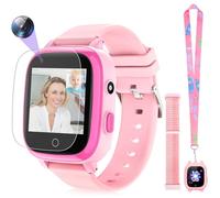 Mingfuxin Smartwatch 4G per bambini, impermeabile Smartwatch per bambini, con localizzatore GPS, videochiamate WiFi, SOS, pedometro, fotocamera, modalità scuola e geocercato per ragazzi e ragazze dai