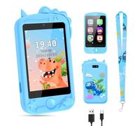 Mingfuxin Telefono Cellulare Per Bambini, 2.8" Smartphone Giocattolo Touchscreen Con Doppia Fotocamera E Giochi Didattici Lettore Musicale Mp3 Telefoni Finti Per Bambini Di 3-12 Anni Ragazze Ragazzi