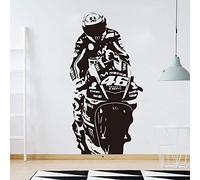 MINGH Valentino Rossi VR 46 The Doctor Motor Race Decalcomanie da muro Boy Room Camera dei bambini Moto Racing Sport Wall Sticker Soggiorno