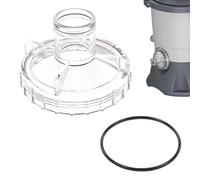 MINGJAY Pezzi di Ricambio per Pompe Piscina,Pompa Filtro a Sabbia Coperchio Trasparente,Accessori per Filtro dell'Acqua,Compatibile con Pompa Filtro Flowclear 3.028 Litri/Ora