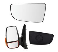 Mingke Vetro Specchio Retrovisore Lato Sinistro per Ford Transit MK8 2014-2023