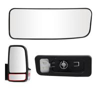 Mingke Vetro Specchio Retrovisore Riscaldabile Lato Destro per Mercedes-Benz Sprinter 906 2006-2018 VW Crafter 2006-2016 (Inferiore Destro)