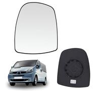 Mingke Vetro Specchio Retrovisore Riscaldabile Lato Sinistro per Renault Trafic MK2 Opel Vivaro A Nissan Primastar 2001-2014