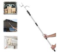 mingkeoz Truck Cargo Grabber, Gancio letto camion, Recupera gli oggetti con facilità, Leggero e robusto, Versatile e conveniente, Compatto e portatile, Nero/Giallo