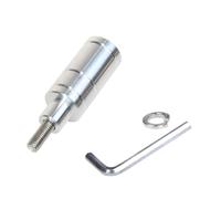 MINGLEA Supporto per telefono per moto da strada, argento M8 | Accessori antiurto per fuoristrada SUV moto regolabile, supporto per telefono bici faro post