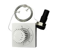 MINGLEA Testa termostatica a distanza regolabile con tubo capillare da 2000 mm per controlli precisi della temperatura sulle valvole dei radiatori