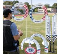 Minglez Percorso Ostacoli Droni Kit Drone da Corsa FPV con Percorso a Ostacoli e Cancelletti, Set di Bandiere per Drone da Corsa Freestyle per Principianti, Giochi di Aeromodellismo(Style C)