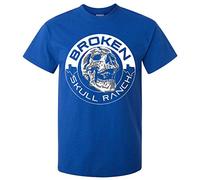 MINGMING Broken Skull Ranch Mens T-Shirt Blue L