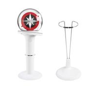 MingQiEven K-pop Lightstick Stand - Confezione da 2 supporti compatibili con bastoncini luminosi ufficiali, espositore, compatibile con bambini randagi, Enhypen|Ateez|Twice, colore: bianco