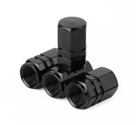 MINGRUILIHAI 4 Pezzi Tappi Valvole Auto per Dacia Sandero III Sandero Stepway 2021-2024, Cappucci Valvola in Alluminio Tappino Coprivalvola per Pneumatici Antipolvere Ermetico,Normal-A