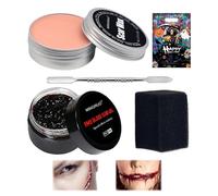 MINGRUO Set di trucchi per Halloween, Trucco da Teatro per Carnevale, Trucco di Halloween Vernice per il Corpo Viso per Cosplay e Feste Stage Makeup