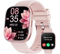 Mingtawn Smartwatch da donna con chiamata Bluetooth, 1.83'' HD Smartwatch per 100+ modalità sportive, frequenza cardiaca, sonno, SpO2, IP68 impermeabile fitness tracker per iOS Android (rosa)