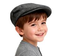 mingtgreen Bambino Ragazzo Signore Cappello Piatto, Nero, 3-6 Mesi