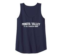Mingya Valley - It all Started Here Prodotto Canotta, Donna, Navy, L