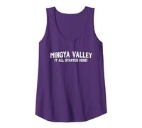 Mingya Valley - It all Started Here Prodotto Canotta, Donna, Viola, XXL