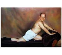 MINGYANMAO Quadro A Olio su Tela 30 * 50cm Seinfeld George Costanza Senza tempo di seduzione Tela Arte da parete Soggiorno Poster Camera da letto Decorazione Pittura Senza Cornice