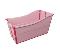 MINGYIHUI Vasca d'Acqua Mobile, Vasca da Bagno Pieghevole Indipendente, Vasca da Bagno Pieghevole, Sauna per Adulti, Secchio Rettangolare, Durevole Facile da Riporre(Color:Rosa)