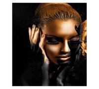 MINGYTN Casa Poster Decorativo Donne Africane, Classici, Gesti, Poster E Stampe Su Tela, Senza Cornice, Quadri Da Parete Per L'arredamento Della Casa(I,50x70cm)